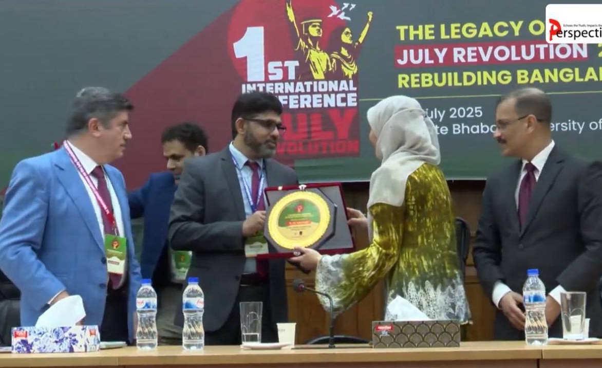 Dr. Saidul at July Revolution Conference